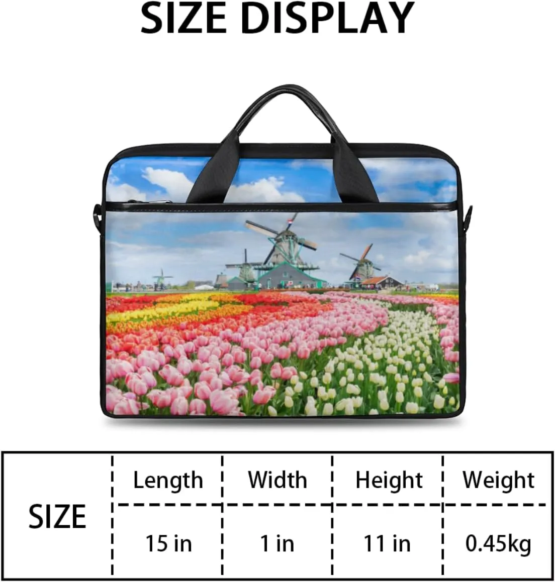 Laptop Bag Case Shoulder Messenger Carrying Bag 13 14 15 Inch Waterproof Computer Sleeve Cover