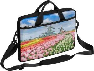 Laptop Bag Case Shoulder Messenger Carrying Bag 13 14 15 Inch Waterproof Computer Sleeve Cover