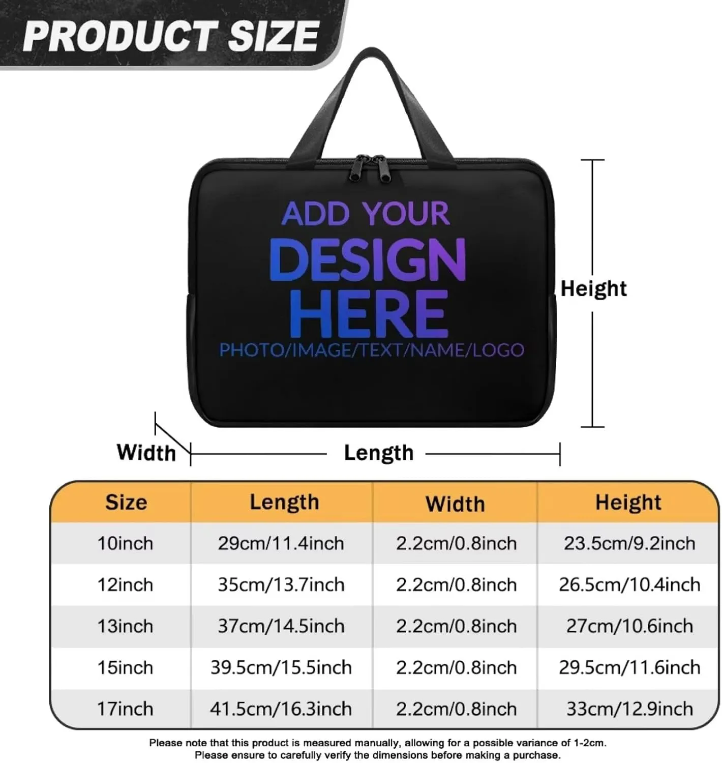 Laptop Bag Case Womens Mens Leather Briefcase Zipper Casual Computer Carrying Bag Cover
