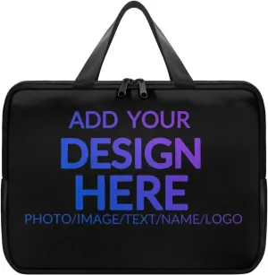 Laptop Bag Case Womens Mens Leather Briefcase Zipper Casual Computer Carrying Bag Cover