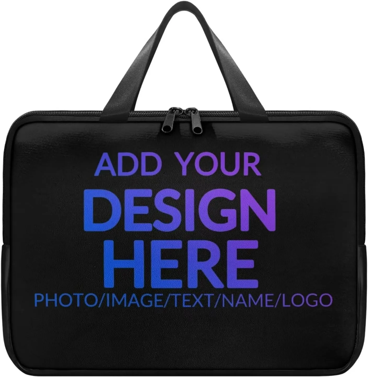 Laptop Bag Case Womens Mens Leather Briefcase Zipper Casual Computer Carrying Bag Cover
