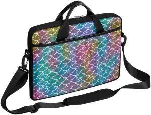 Laptop Bag Waterproof Laptop Shoulder Bag with Adjustable And Removable Shoulder Strap Fits Laptop 13-15.6 Inch