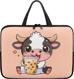 Laptop Carrying Case for Women Men Trendy 10-17 Inch Laptop Bags with Durable Hand Strap Nice Gifts for Friends