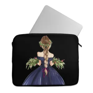 Laptop Sleeve Christmas Girl