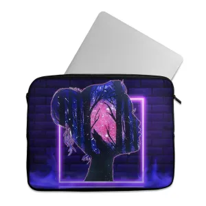 Laptop Sleeve Neon Lady