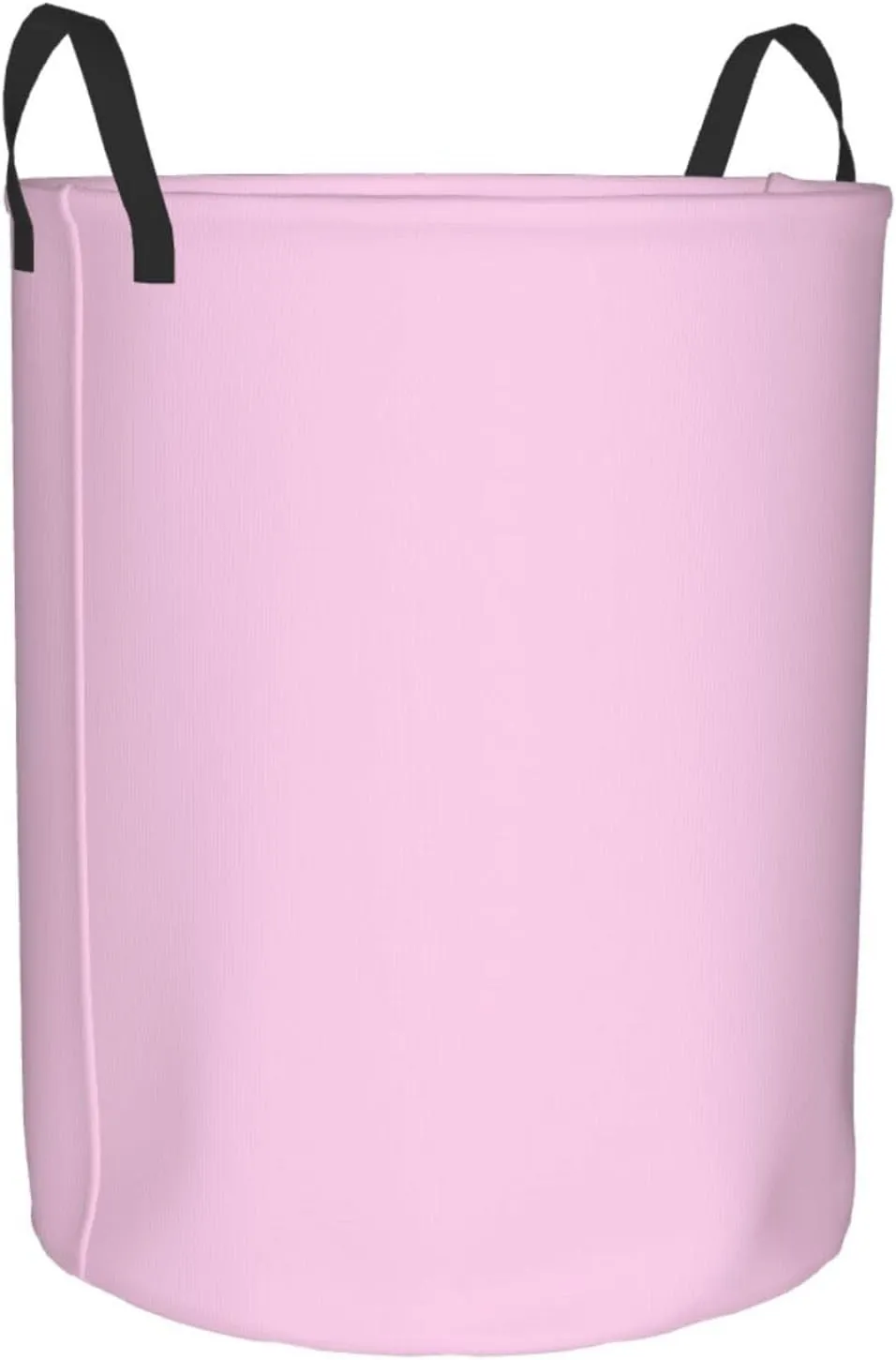 Large Laundry Basket, Dirty Clothes Hamper Toys Storage Bag Classic Rose Solid Color Waterproof Foldable Washing Bin for College Dorms 15.7" x 19.6"