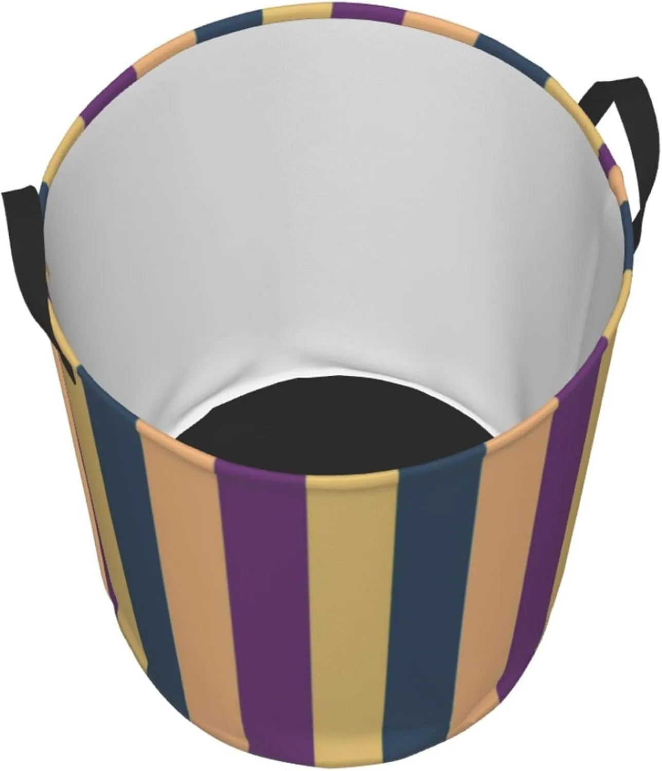 Large Laundry Hamper Bag, Vertical Striped Abstract Laundry Basket Collapsible Waterproof Storage Basket for College Dorm, Family Essentials