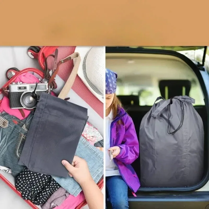 Large Travel Laundry Bags For Dirty Clothes 35 X 35 X 70 Cm