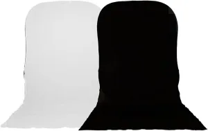 Lastolite LL LB6701 6 x 7 Feet Collapsible Reversible Background with Train (Black/White)