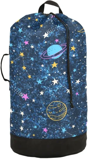 Laundry Bag Backpack,Travel Laundry Bags with Shoulder Straps Oxford Large Hanging Laundry Hamper Bag for College,Laundromat,Apartment Star