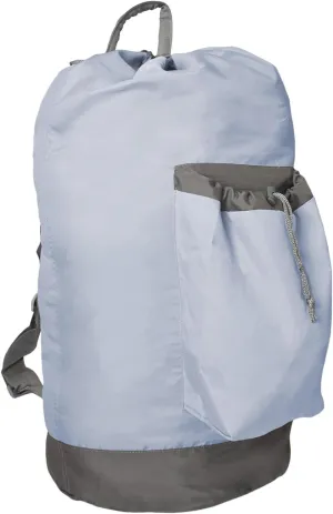 Laundry Bag Extra Large Heavy Duty, Laundry Backpack for College students, Travel Laundry Bags with Adjustable Strap, Dirty Clothes Hamper, College Dorm Room Essentials (Grey)