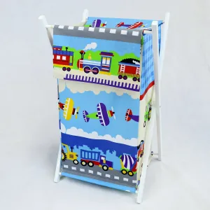 Laundry Basket with white wooden frame and storage removable linen TRUCKS
