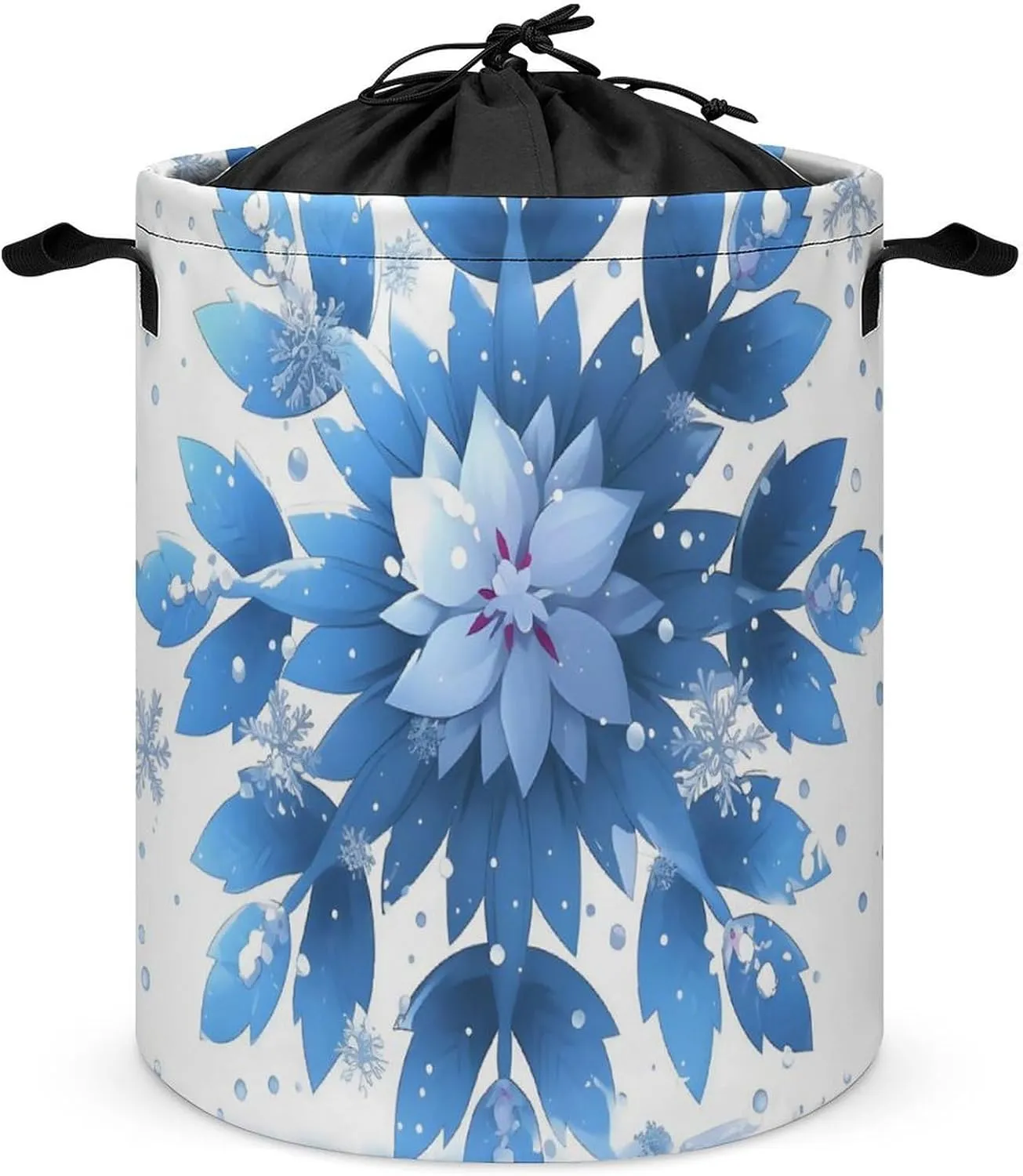 Laundry Hampers, Large Drawstring Laundry Bag, Removable Laundry Bags, Collapsible Storage Bin with Handles for Home Organization, Kids Room, Nursery Art