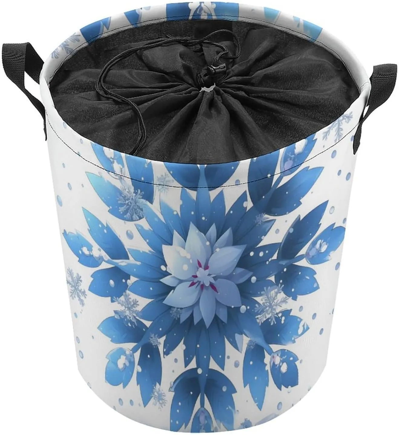 Laundry Hampers, Large Drawstring Laundry Bag, Removable Laundry Bags, Collapsible Storage Bin with Handles for Home Organization, Kids Room, Nursery Art