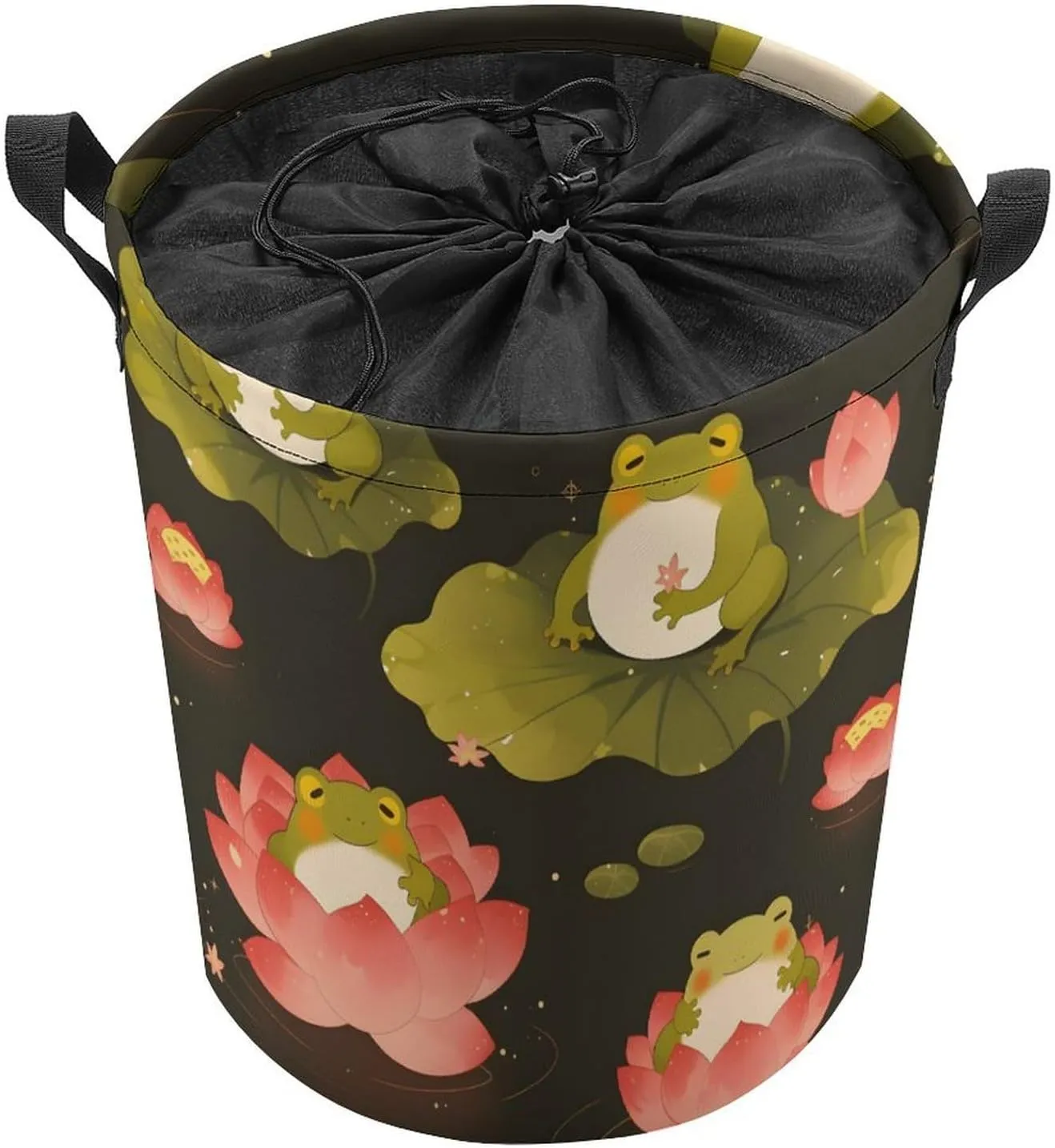 Laundry Hampers, Large Drawstring Laundry Bag, Removable Laundry Bags, Collapsible Storage Bin with Handles for Home Organization, Kids Room, Nursery Pattern