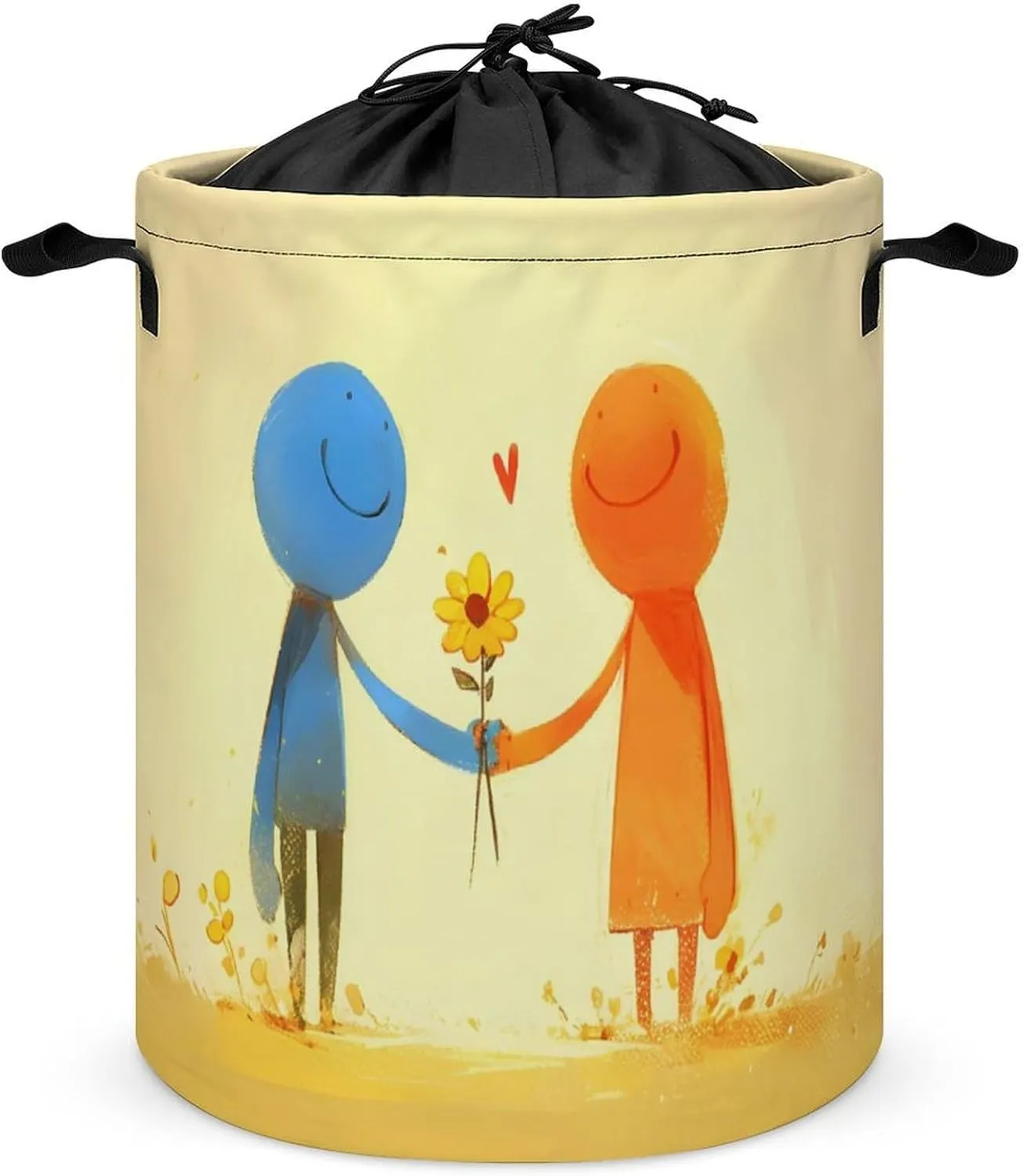 Laundry Hampers, Large Drawstring Laundry Bag, Removable Laundry Bags, Collapsible Storage Bin with Handles for Home Organization, Kids Room, Nursery Sharing