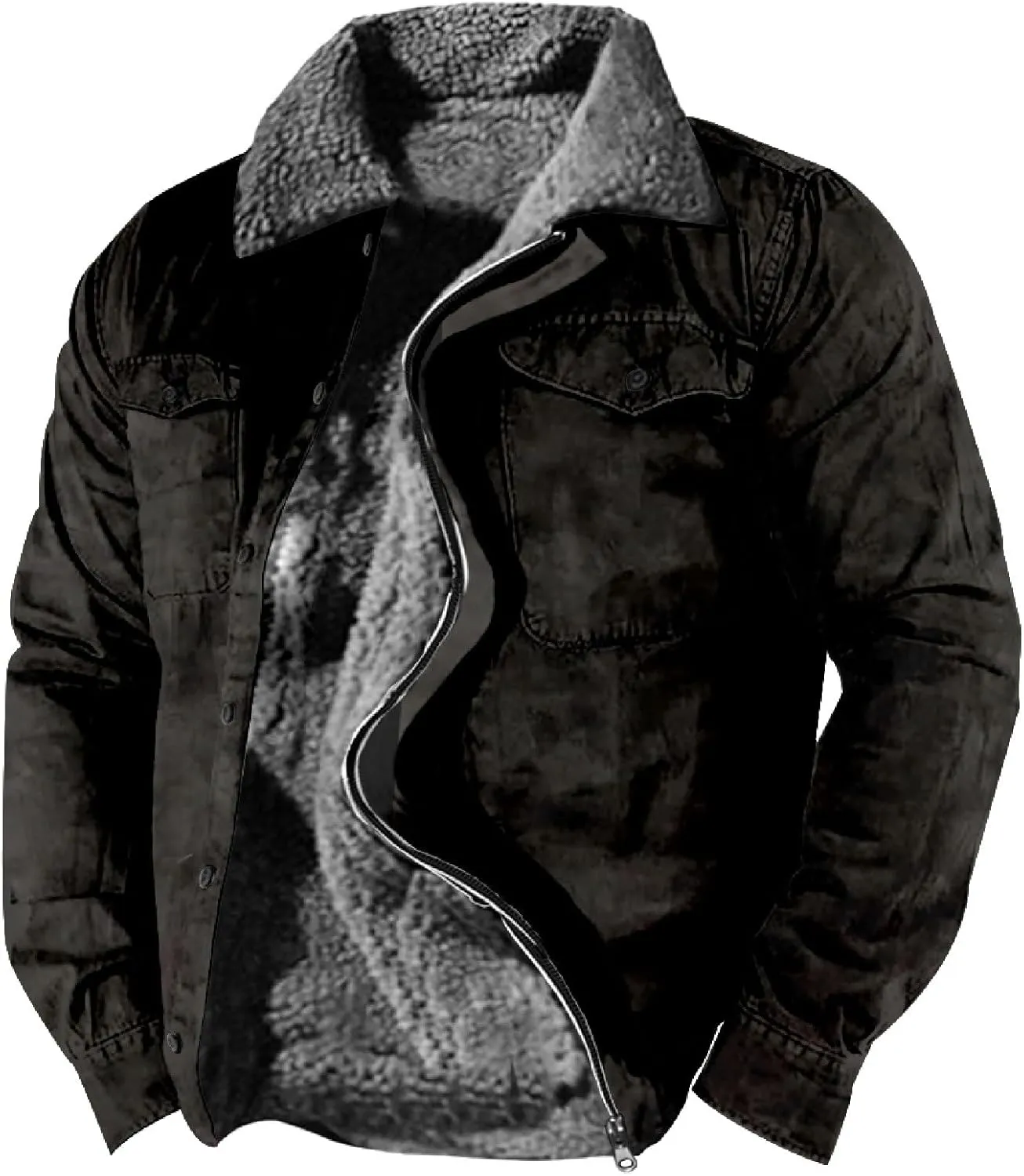 LCMTWX Winter Coat Men Plaid Plaid Pocket Hooded Padded Loose Shirt Top Jacket Coats Lightweight Shirt Jackets Long Sleeve