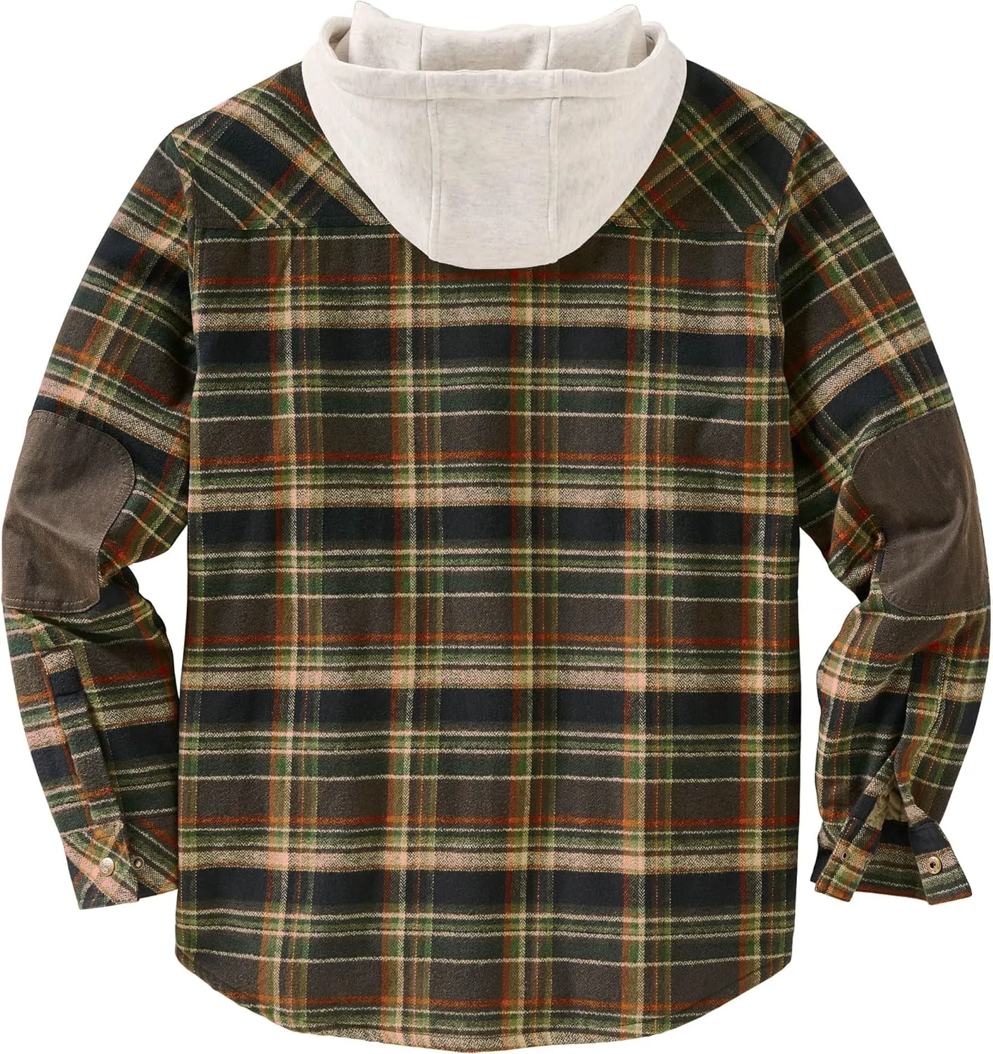 Legendary Whitetails Men's Camp Night Berber Lined Hooded Flannel Shirt Jacket