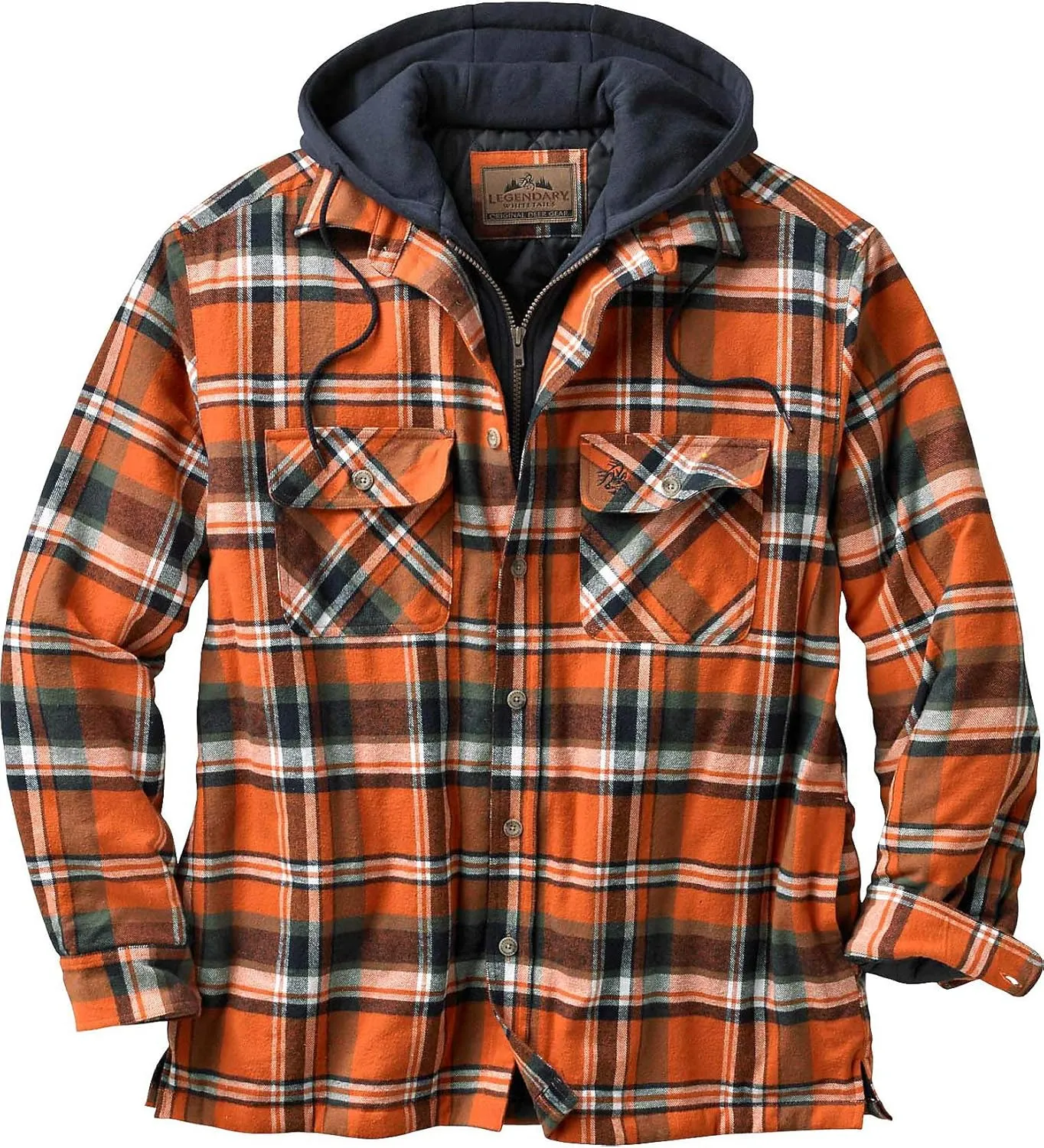 Legendary Whitetails Men's Maplewood Hooded Shirt Jacket