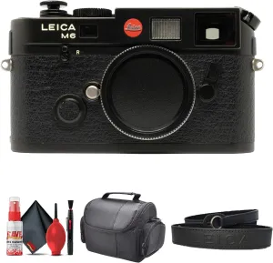 Leica M6 Rangefinder 35mm Fully Mechanical Operation Camera (10557)   Bag   Cleaning Kit