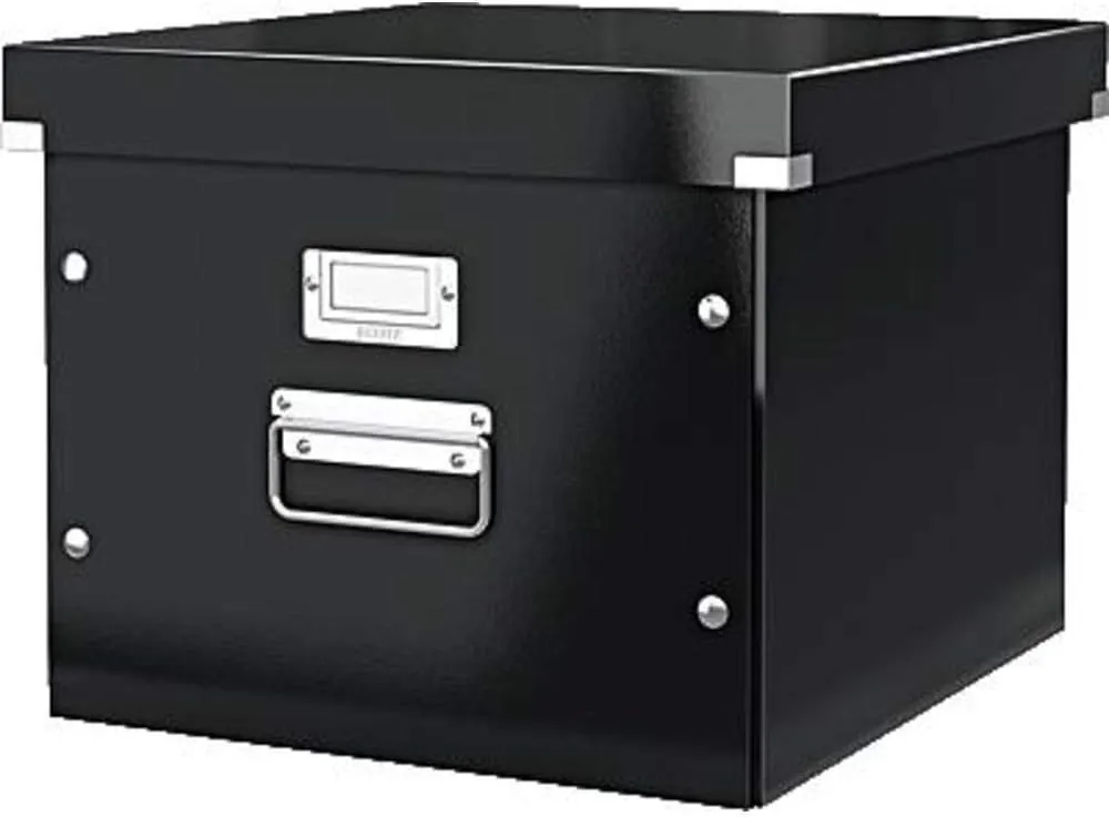 Leitz Snap N Store A4 Suspension Files Box - Black