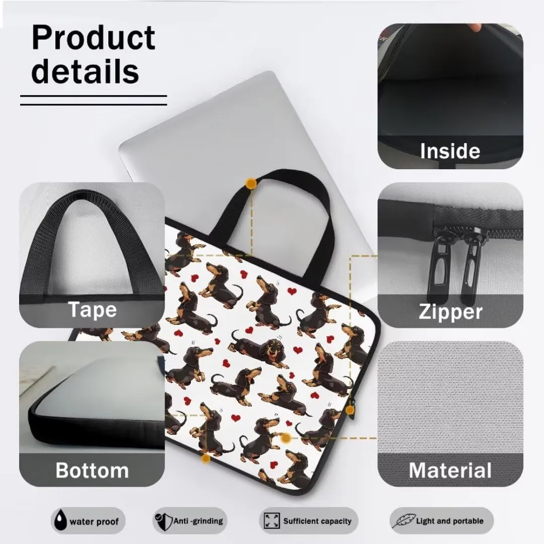Lightweight Laptop Sleeve Case for Men Women Dark Marble Laptop Tote Bag Lightweight Laptop Case Bag Compatible with Notebook Computer Chromebook Briefcase-15 inch