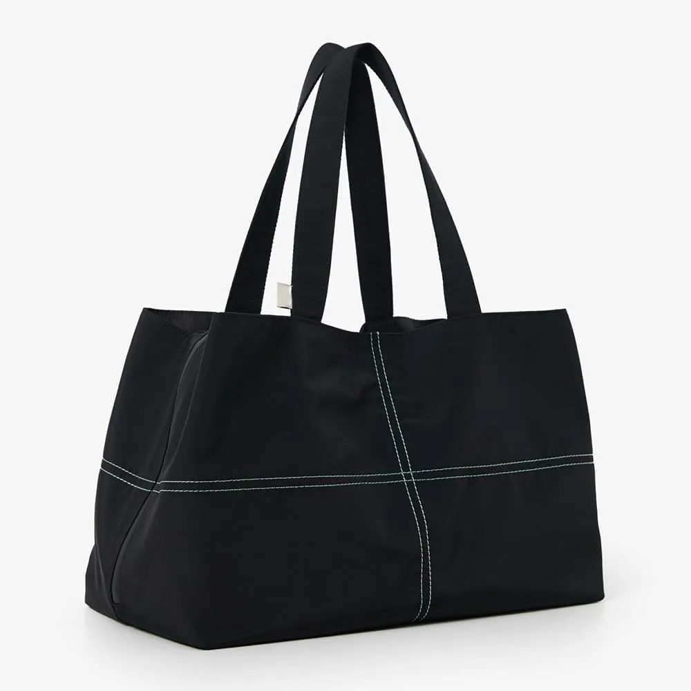 Lightweight Nylon Travel Tote Bag with Zipper, Water-Resistant Work, Gym, Dance or Weekender Bag for Women