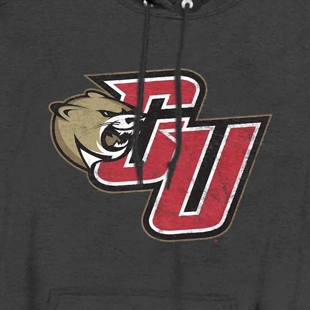 LOGOVISION Caldwell University Official Distressed Primary Logo Unisex Adult Pull-Over Hoodie