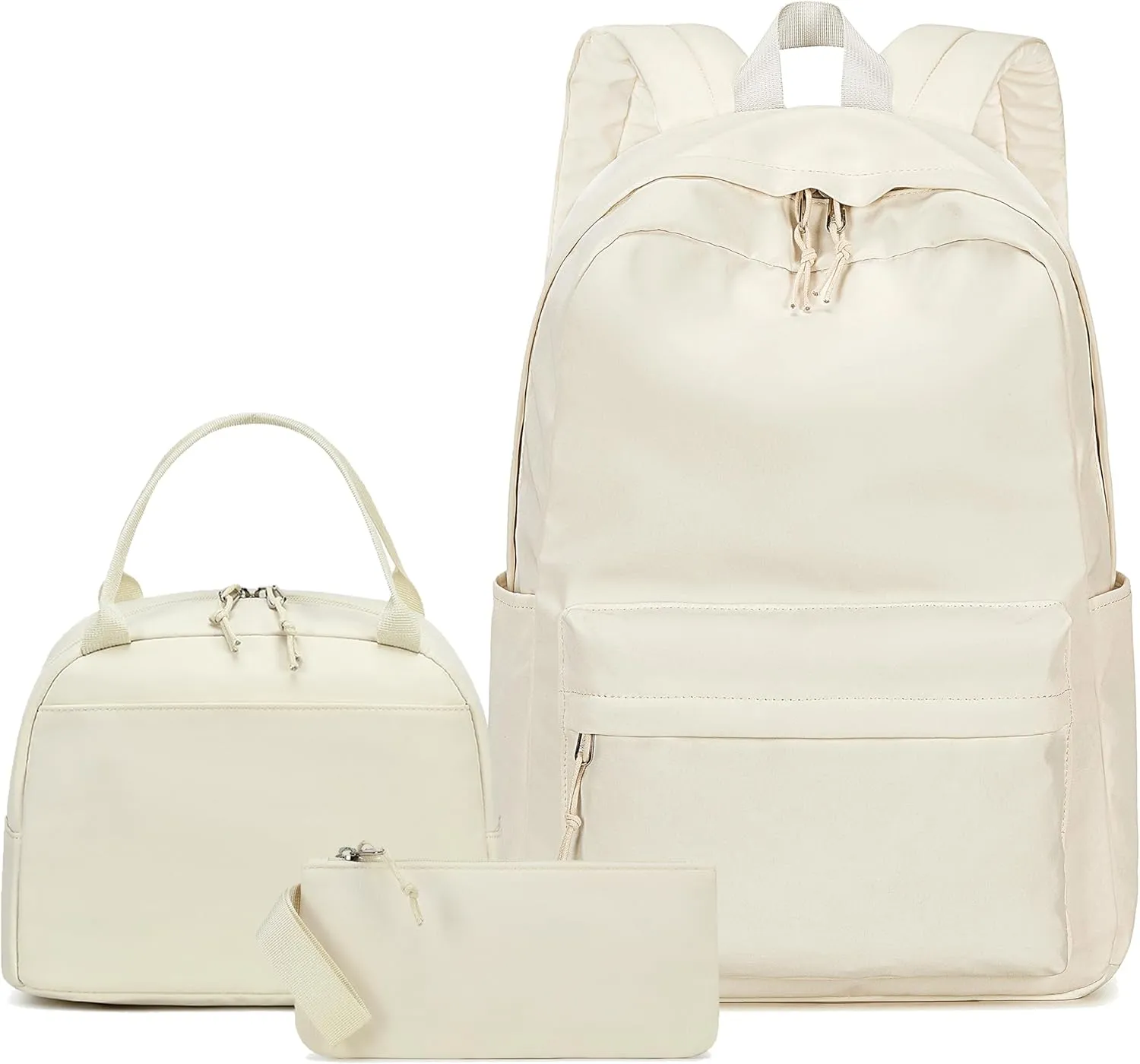LOIDOU Backpack for Teen Girls Bookbags School Backpack with Lunch Box and Pencil Case 3 in 1 School Bags Set