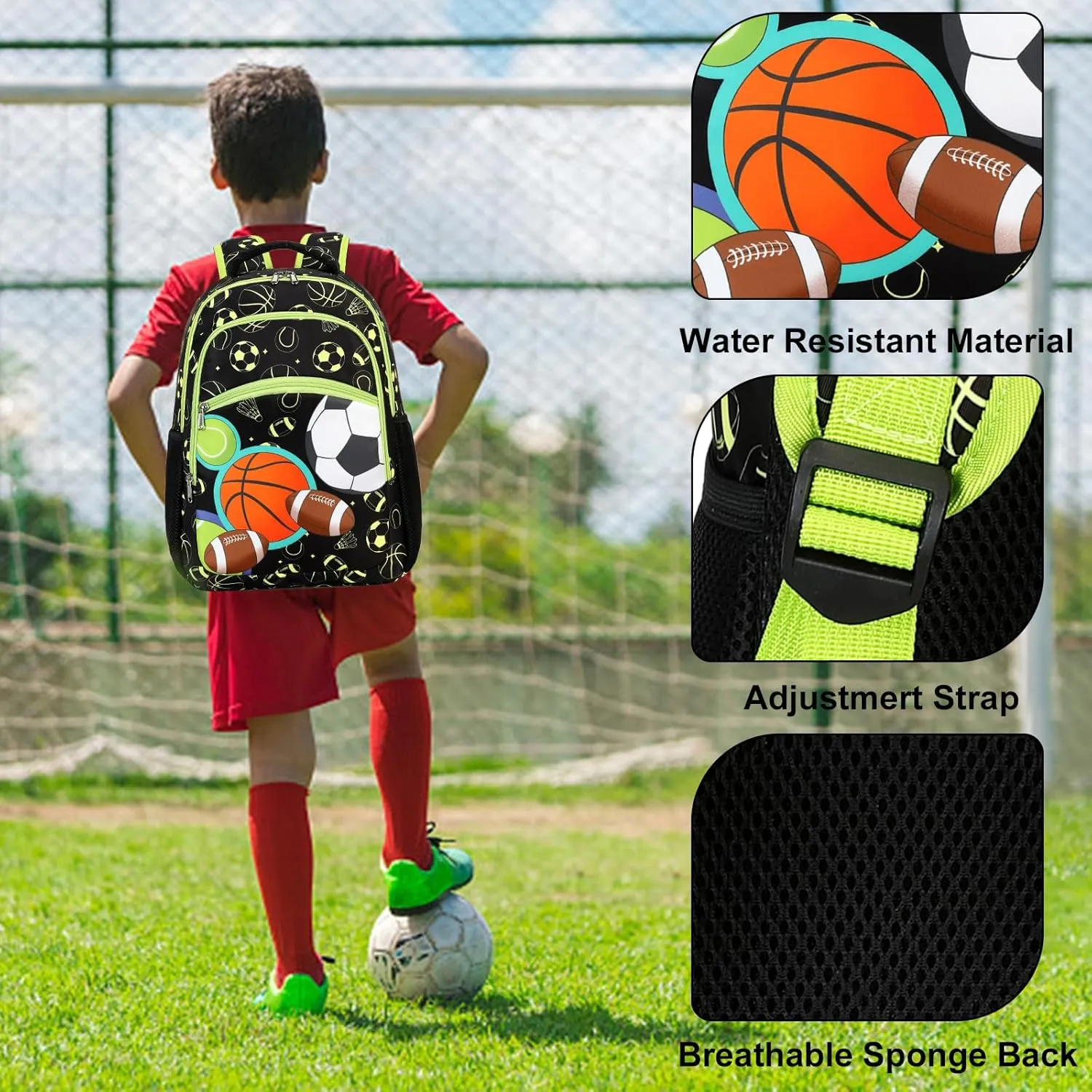 LOIDOU Backpack for Teen Girls Bookbags School Backpack with Lunch Box and Pencil Case 3 in 1 School Bags Set