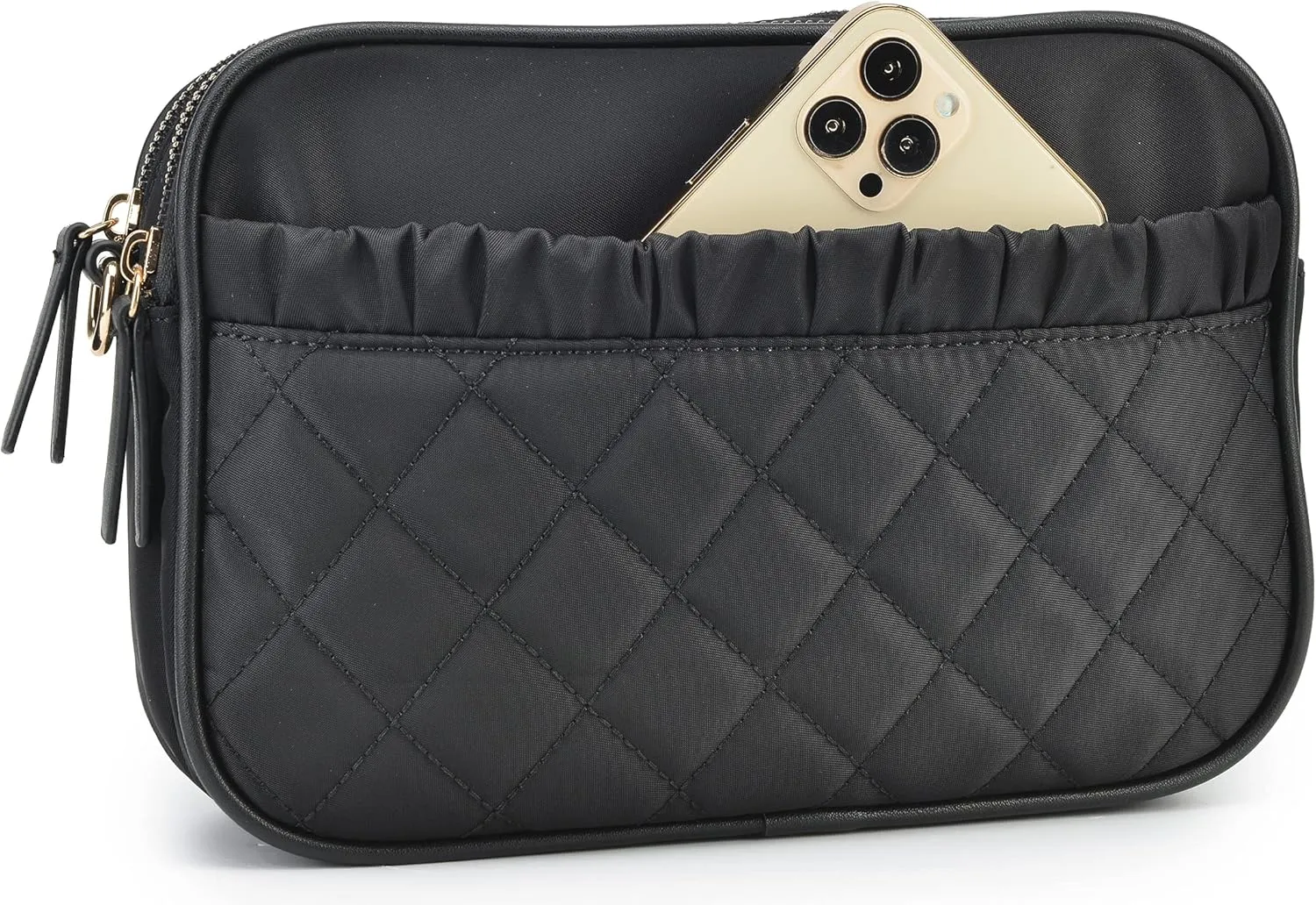 lola mae Crossbody Bags for Women Quilted Nylon Travel Shoulder Purse