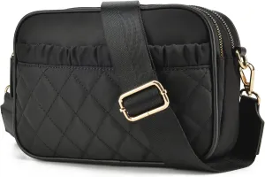 lola mae Crossbody Bags for Women Quilted Nylon Travel Shoulder Purse