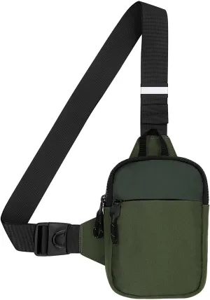 Long Keeper Mini Sling Bag - Men Women Small Waterproof Crossbody Bag Casual Phone Chest Bag for Travelling Hiking
