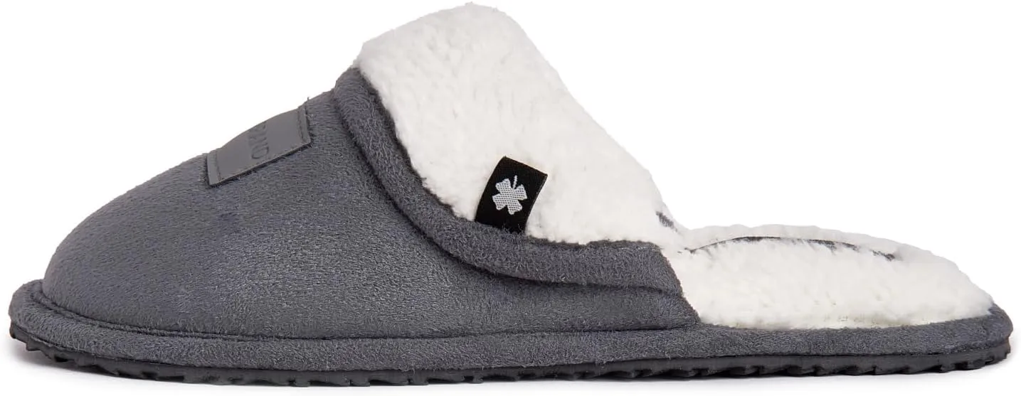 Lucky Brand Boy's Fleece Clog Micro Suede Tab Slippers – Warm and Comfortable Indoor Footwear