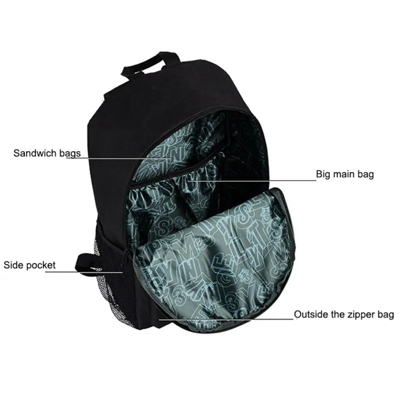 Luminous USB Charge Anti-theft Backpack For Teenagers