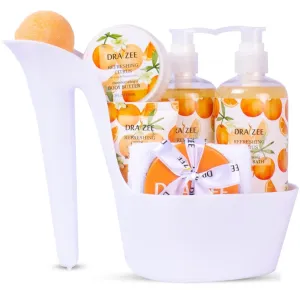 Luxury Spa Gifts for Women – 8 Pc Citrus Scented Bath and Body Set with Bubble Bath, Lotion & More – Luxury Self Care Kit for Wife, Mom, Best Friend, Girlfriend, Anniversary Gift by Draizee