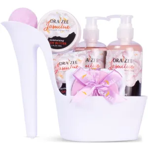 Luxury Spa Gifts for Women – 8 Pc Jasmine Scented Bath and Body Set with Bubble Bath, Lotion & More – Luxury Self Care Kit for Wife, Mom, Best Friend, Girlfriend, Anniversary Gift by Draizee