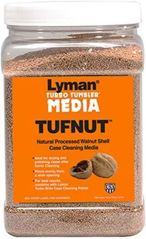 Lyman 7631331 Turbo Brass Cleaning Media Untreated Tufnut Walnut