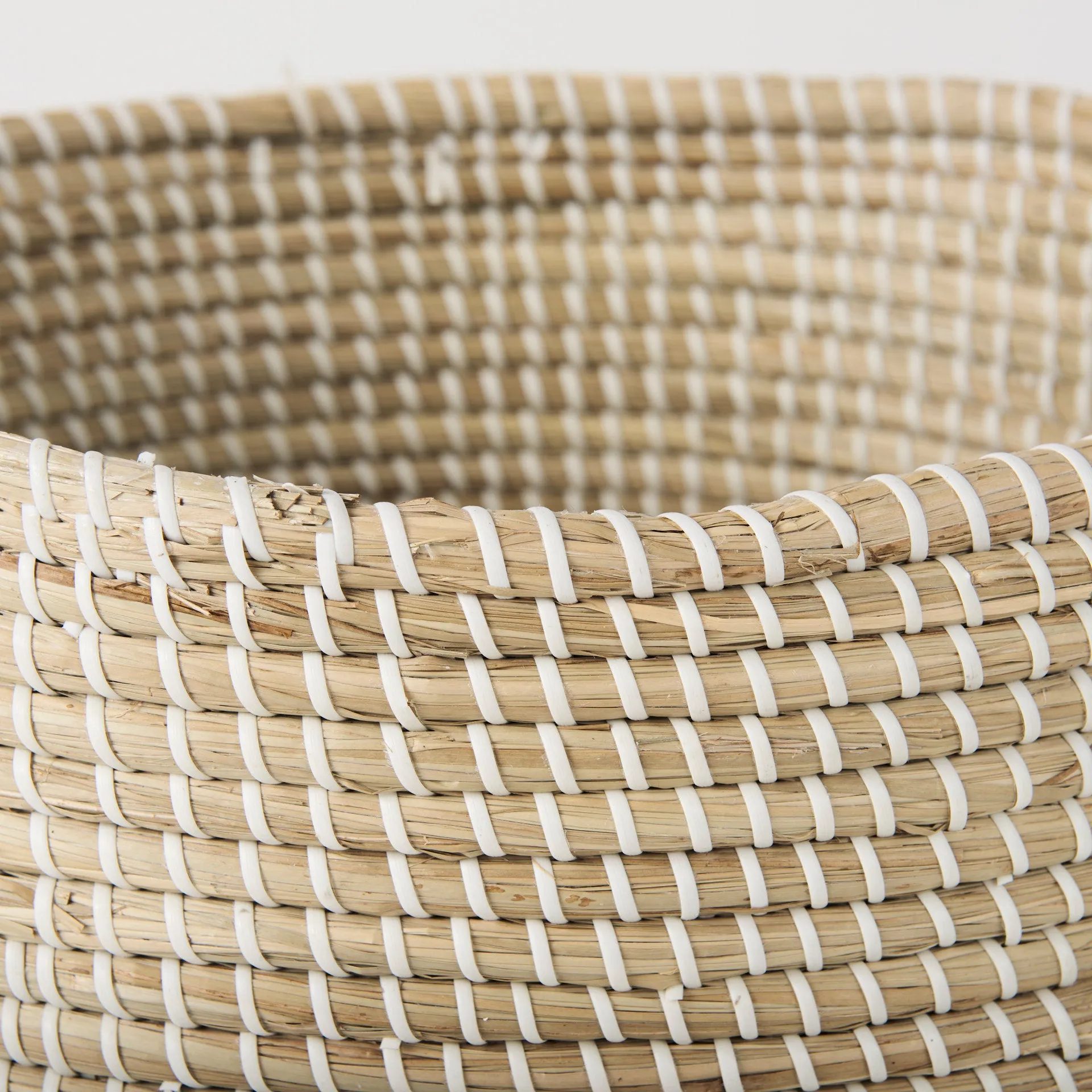 Maddie Seagrass Basket | Black