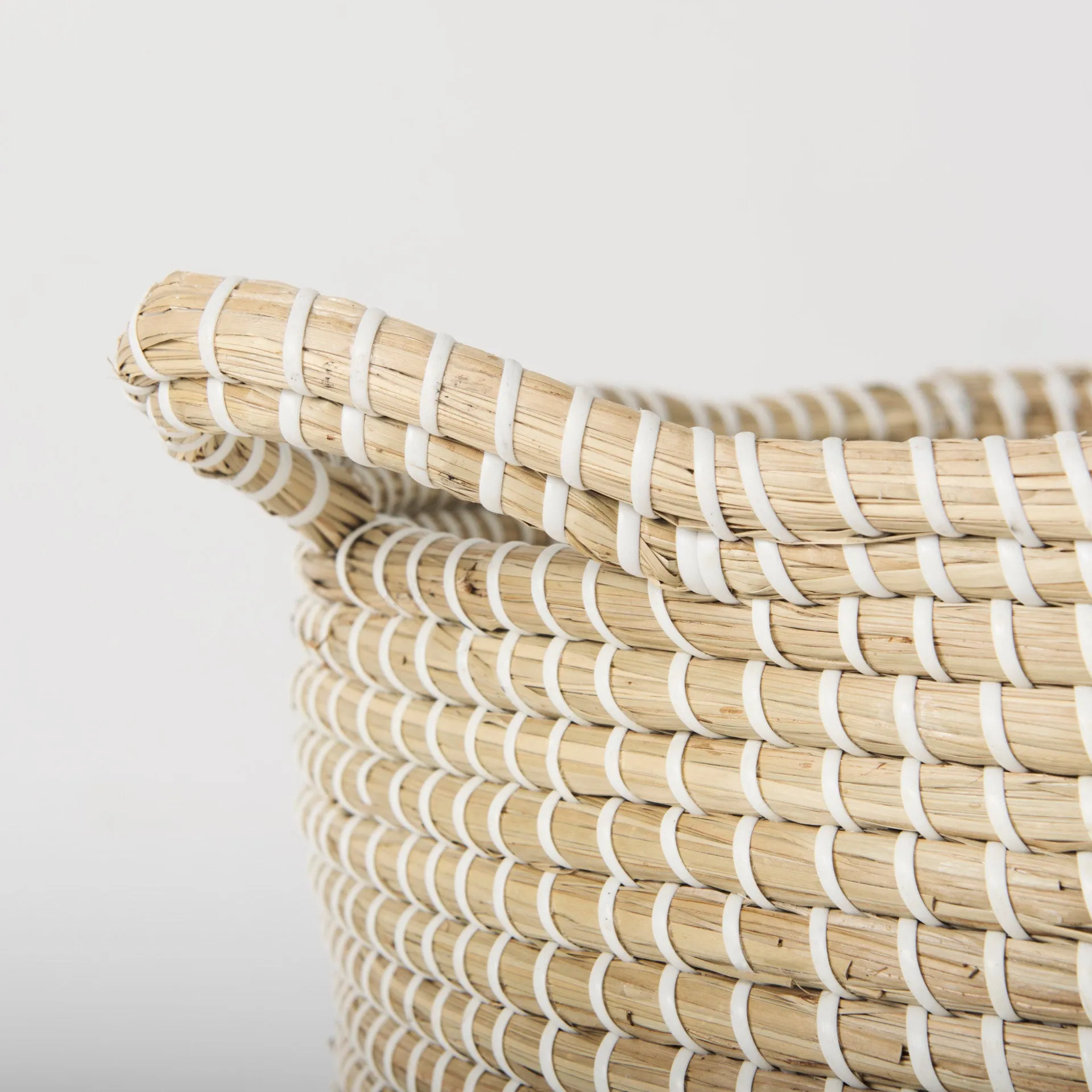 Maddie Seagrass Basket | Black