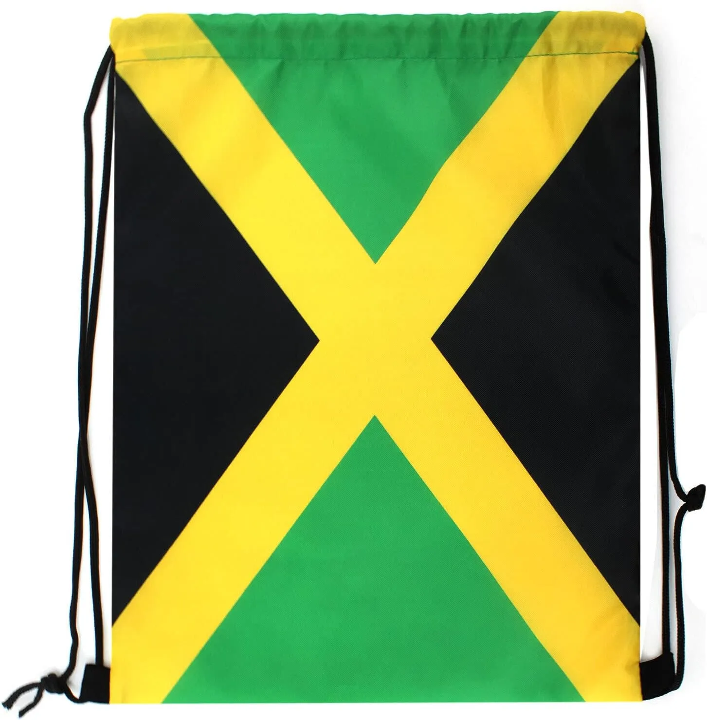 Man and Women 5cps Drawstring Backpack Waterproof Gym Sports Trave String Bag Cheer Bag Jamaican Afro Rasta（5pcs）