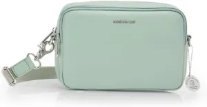 Mandarina Duck Women's Leather Camera Case Mellow Leather, Iceberg Green, Iceberg Green