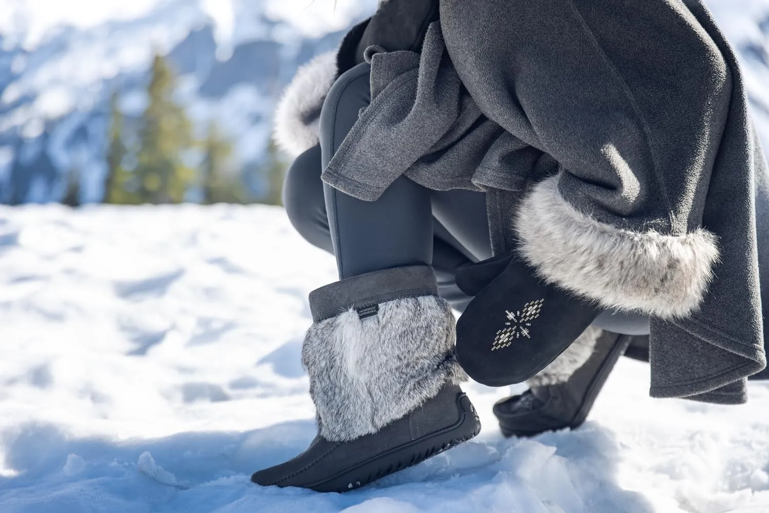 Manitobah Waterproof Half Mukluk - Winter Footwear, Negative 32C Rated, Suede
