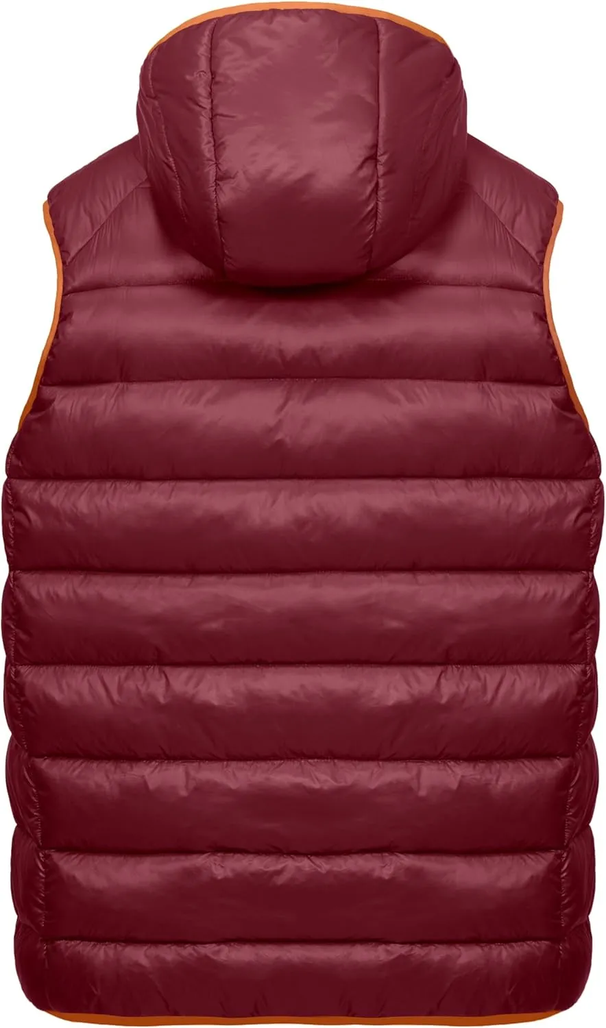 Mapamyumco Men’s Lightweight Puffer Vest with Hood, Water-Resistant Sleeveless Jacket for Hiking Ski