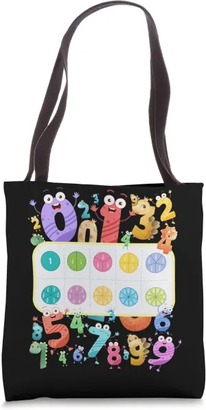 Maths Day Costume Idea For Kids & Dinosaur Numbers Fraction Tote Bag
