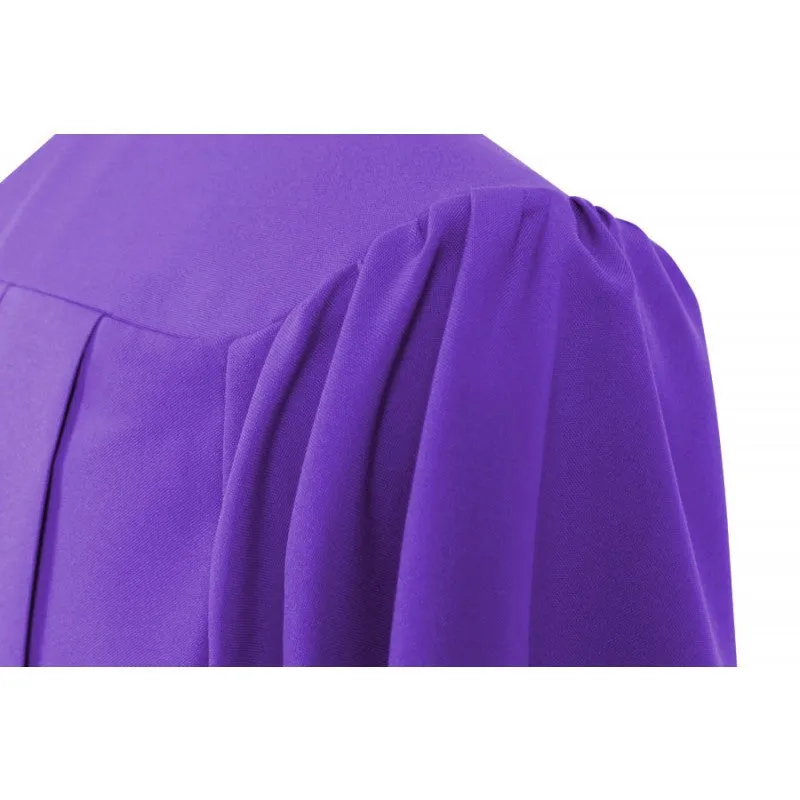 Matte Purple Junior High/Middle School Cap & Gown