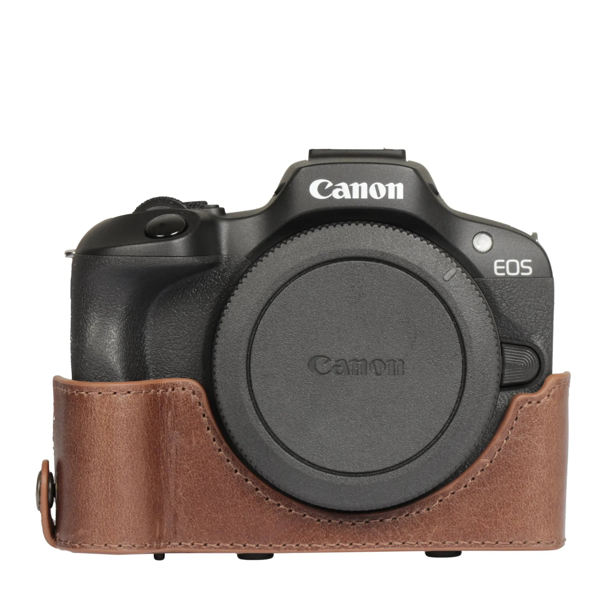 MegaGear Canon EOS R100 (18-45 mm) Ever Ready Genuine Leather Camera Case - Stylish and Protective