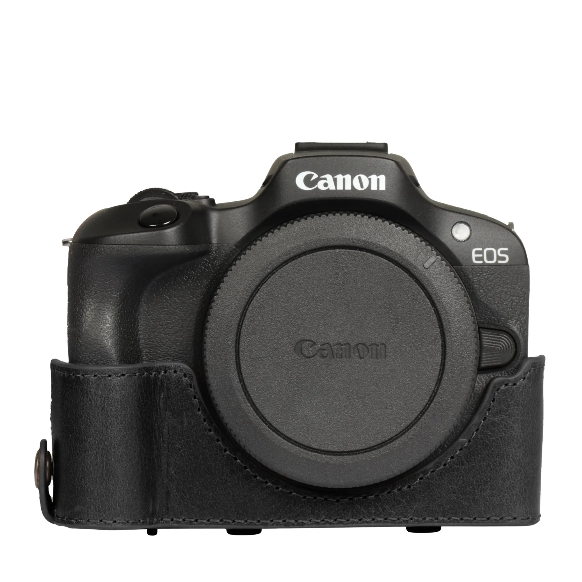 MegaGear Canon EOS R100 (18-45 mm) Ever Ready Genuine Leather Camera Case - Stylish and Protective