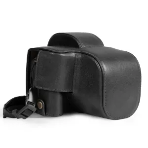 MegaGear Canon EOS R100 (18-45 mm) Ever Ready Genuine Leather Camera Case - Stylish and Protective