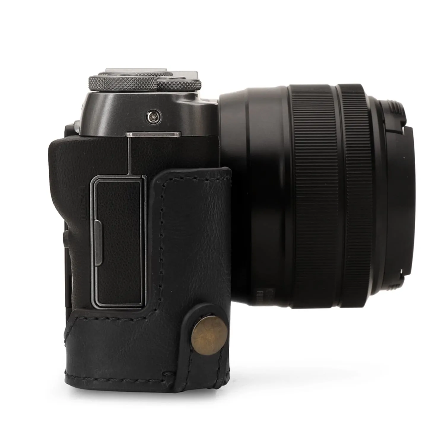 MegaGear Fujifilm X-A7 Ever Ready Leather Camera Half Case